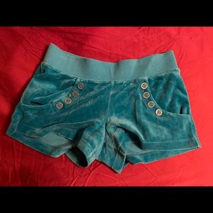 Juicy Couture Tracksuit Shorts (with gold buttons)